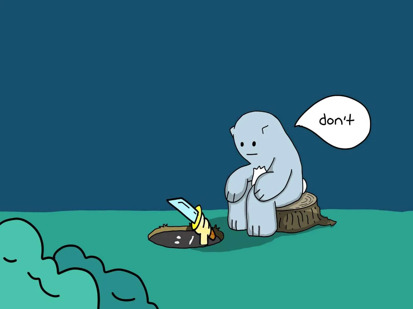 Don't Illustration