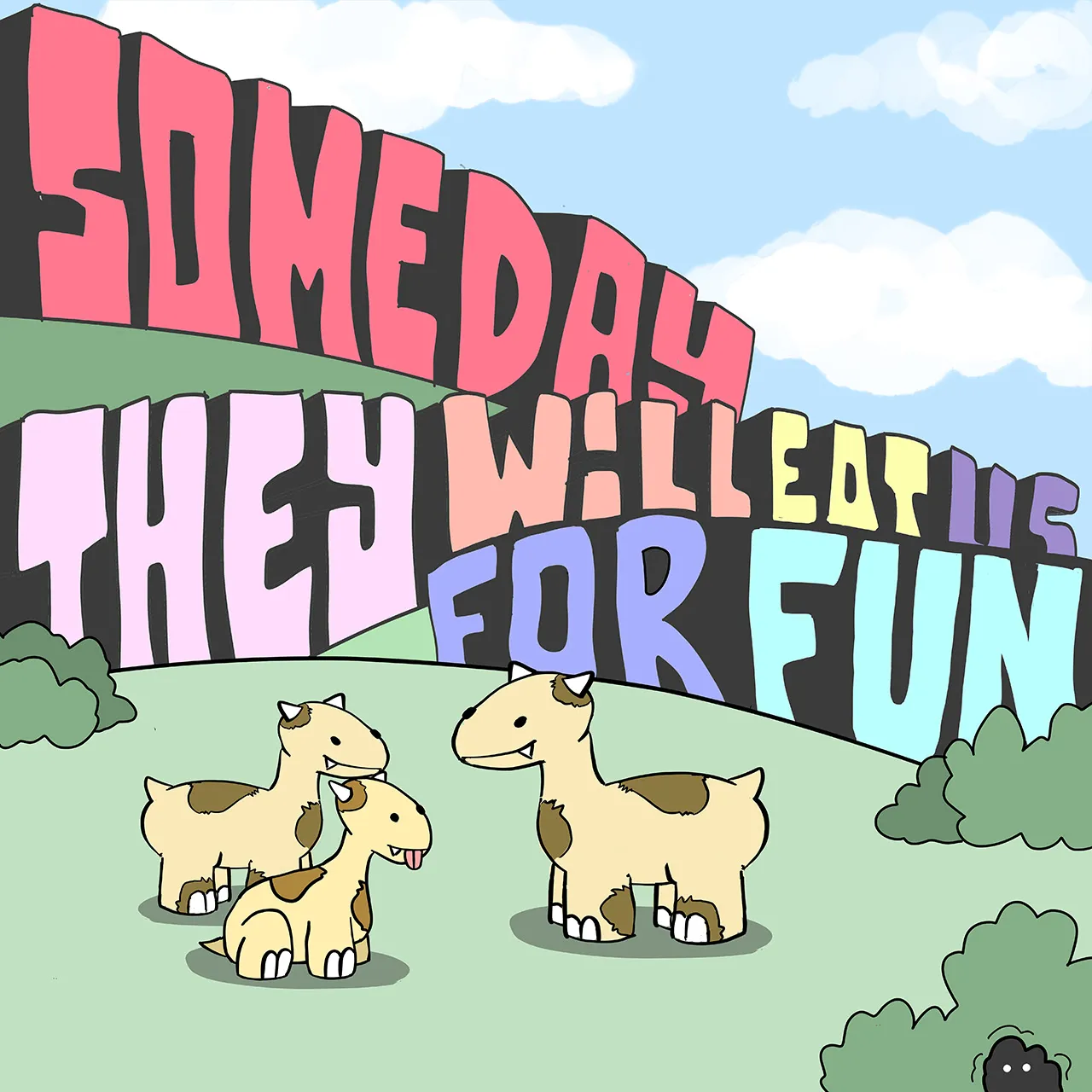 Eat Us For Fun Illustration