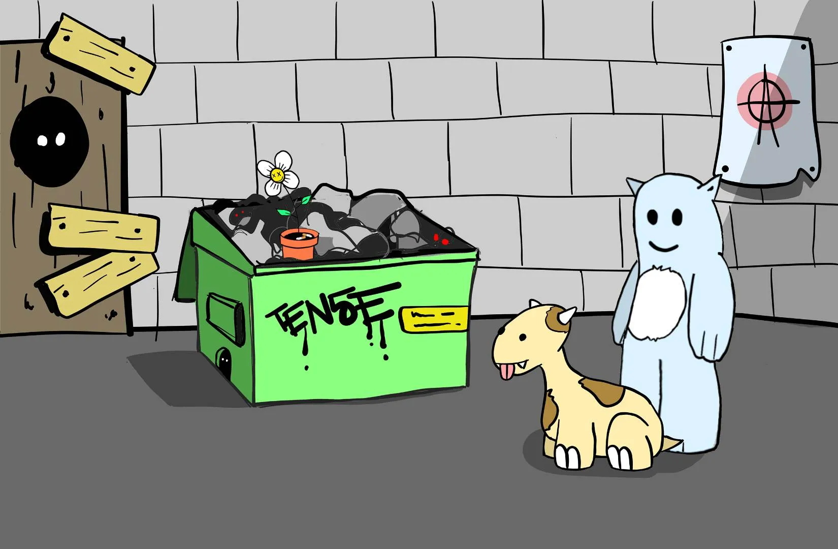 Hideout Illustration