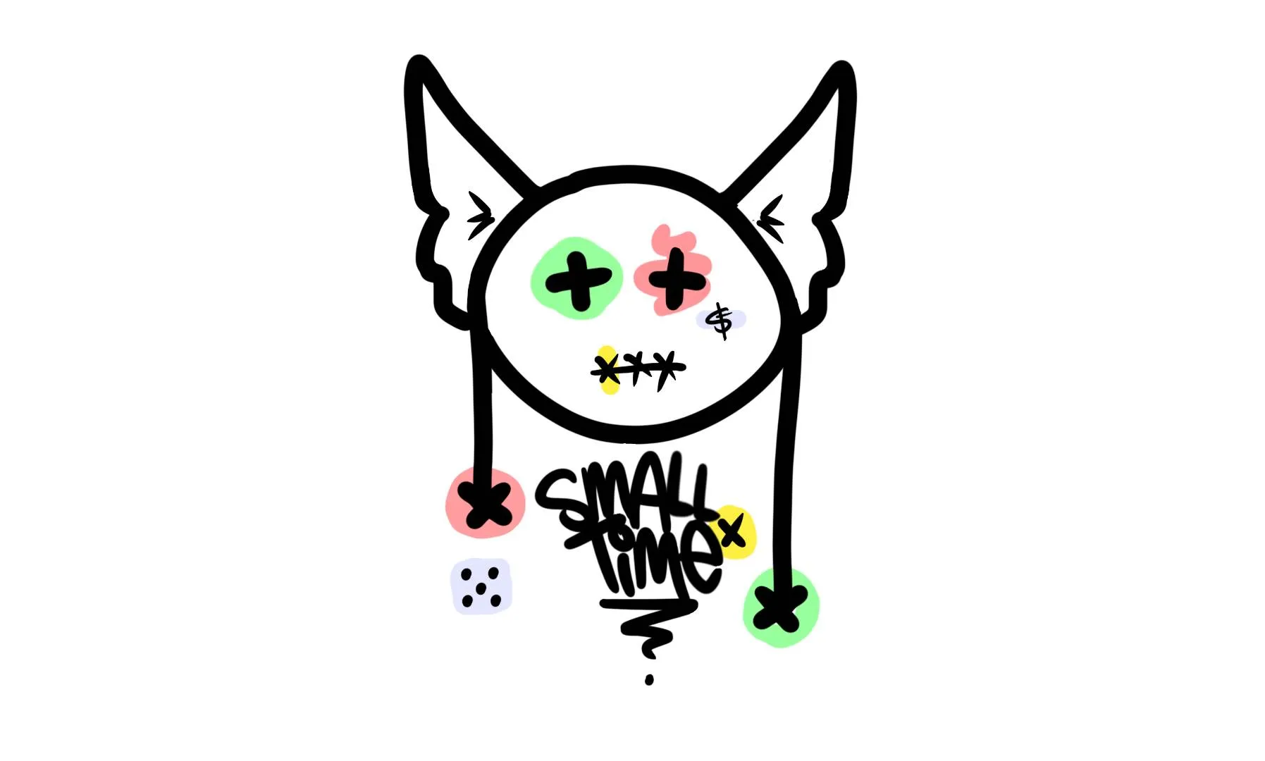 Smalltime Wing Face Illustration
